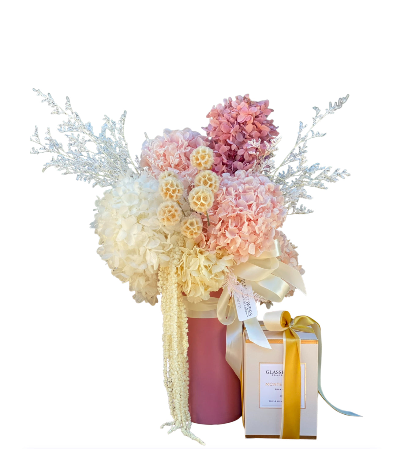 Preserved Flowers + Lighthouse Candles- Eternal Beauty Secondary image